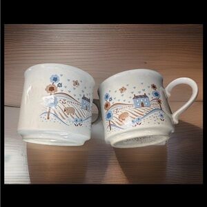 Vintage Hearthside Japan “Museum Collection – Primitif” Mugs (Set of 2)